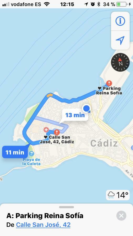 Apartmán Apartamento San Felipe Neri Cádiz Exteriér fotografie
